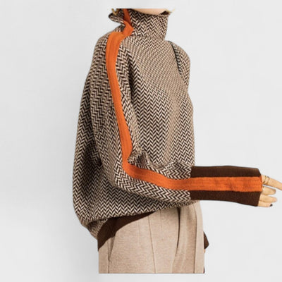 Eleanor - Pullover mit hohem Kragen