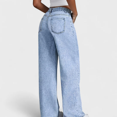 Mara - Weite Damenjeans mit geradem Bein
