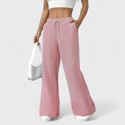 Dominique - Bequeme, weite Hosen mit eleganten Details