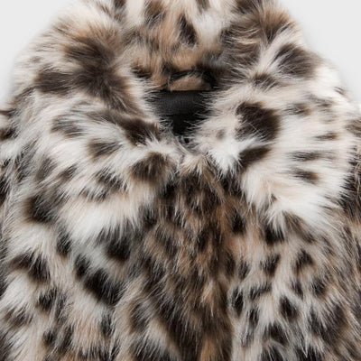 Leoline – Kunstpelzjacke mit Tierdesign