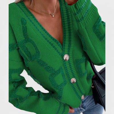 Bombay - Farbblock-Cardigan