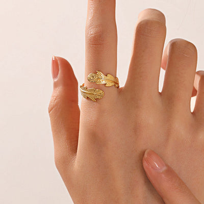 Janirelle | Ring aus 18K Goldkoralle