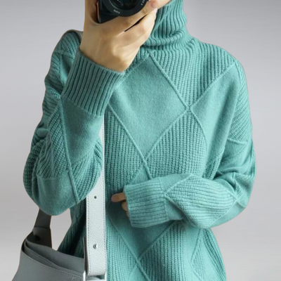 Darcy - Oversize Rollkragenpullover