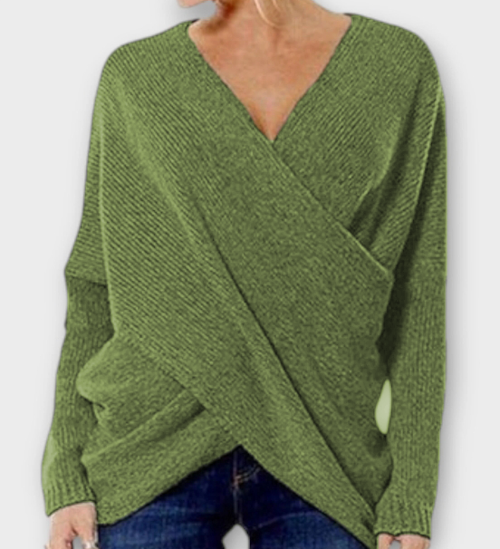 Heidi - Überkreuzter Pullover