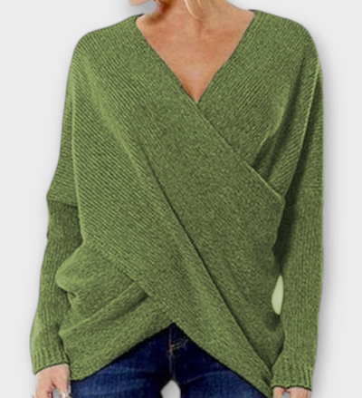 Heidi - Überkreuzter Pullover
