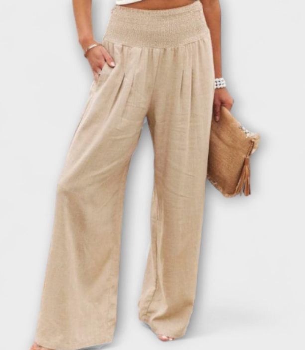 Thearya - Weite Leinenhose Casual
