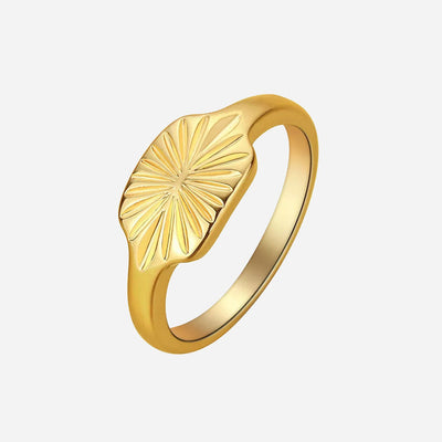 Aurizette | Sonnenstrahlenring aus 18K Gold