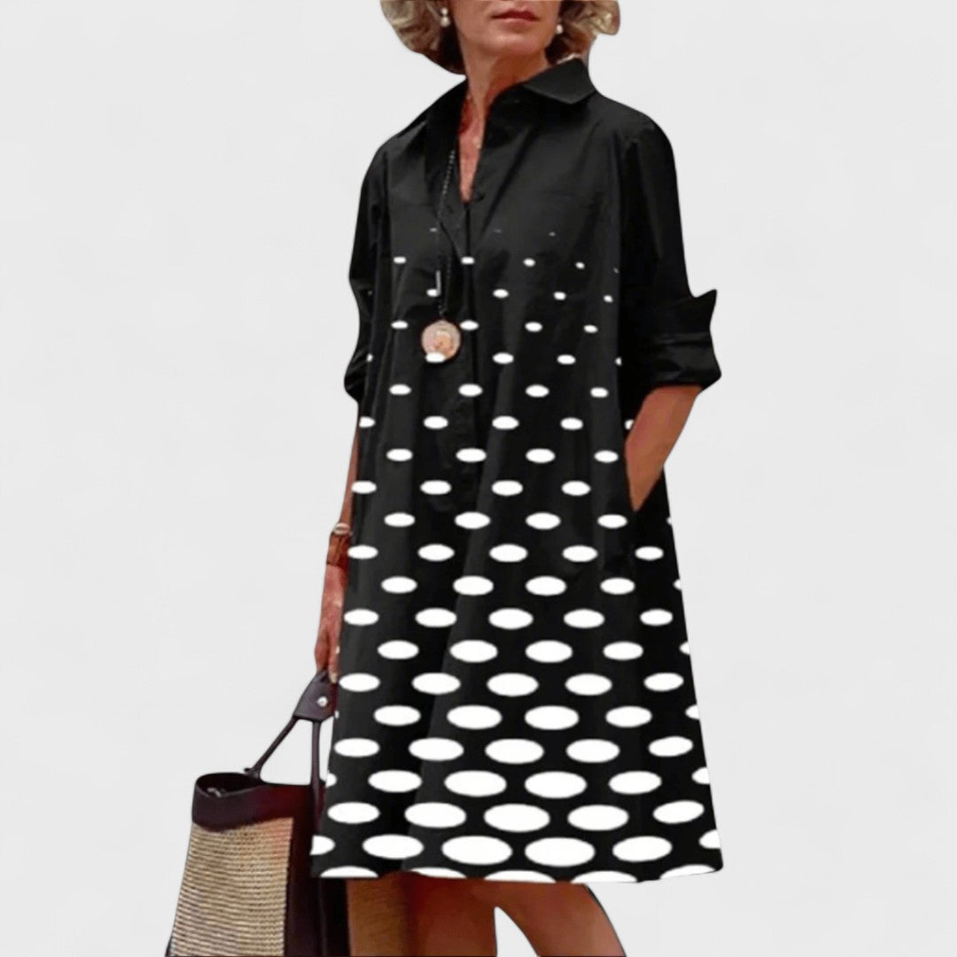 Yvonne - Luxuriöses Midi-Kleid mit elegantem Design