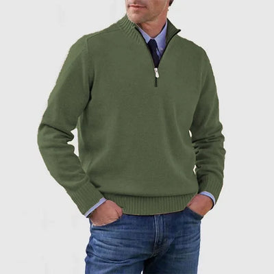 Howard™ | Raffinierter Pullover mit halbem Reißverschluss