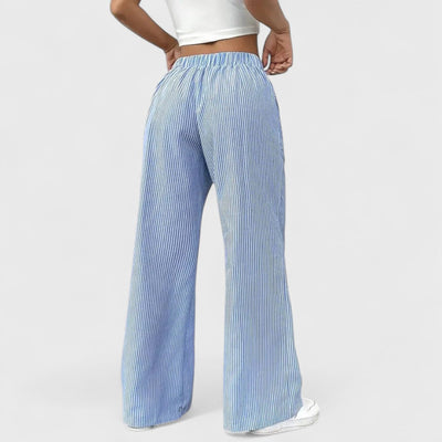 Dominique - Bequeme, weite Hosen mit eleganten Details