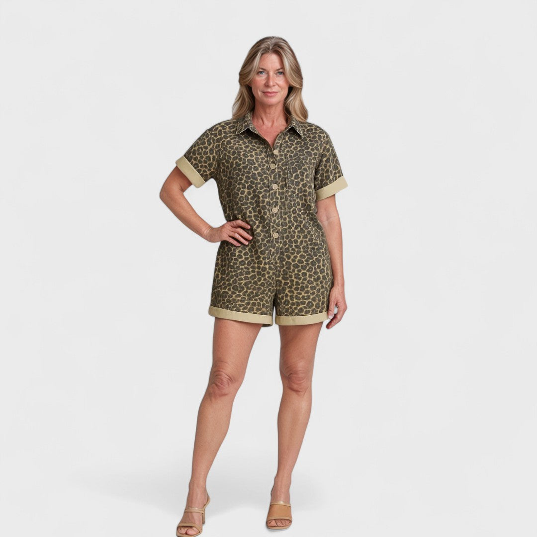 Nonette - Hemdkleid mit Leopardenmuster
