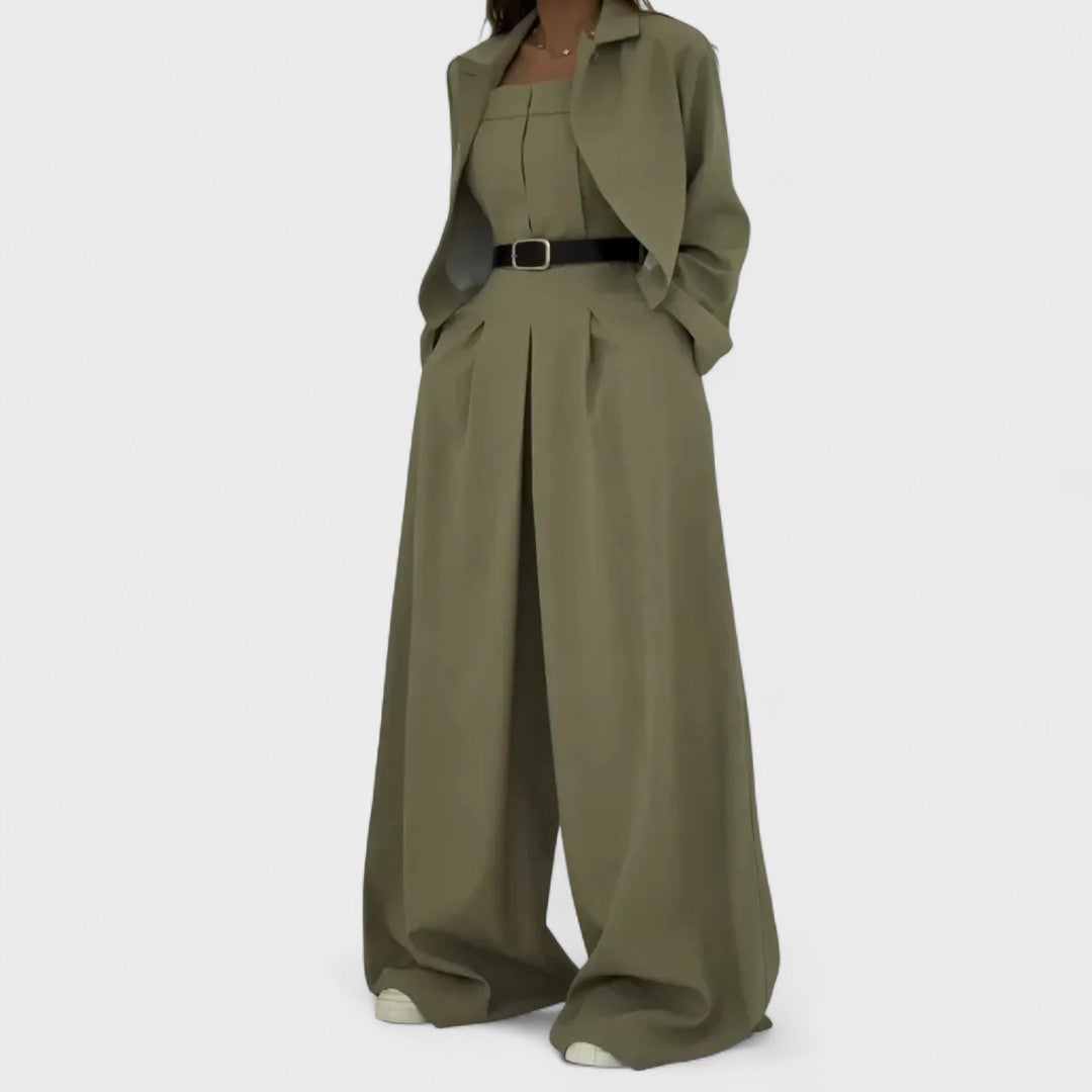 Eclat - Damen Ensemble Bustier + Jacke - Eleganter und trendiger Stil