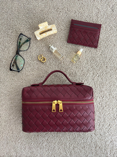 Juliette | Strukturierte Glänzende Woven Tasche