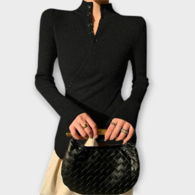 Michiko – Eleganter Baumwollpullover