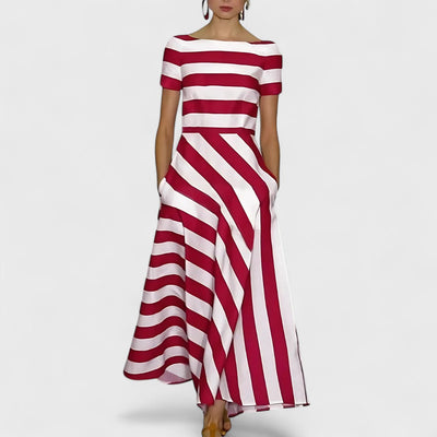 Emma – Leichtes und luftiges Kleid mit feinen Streifen