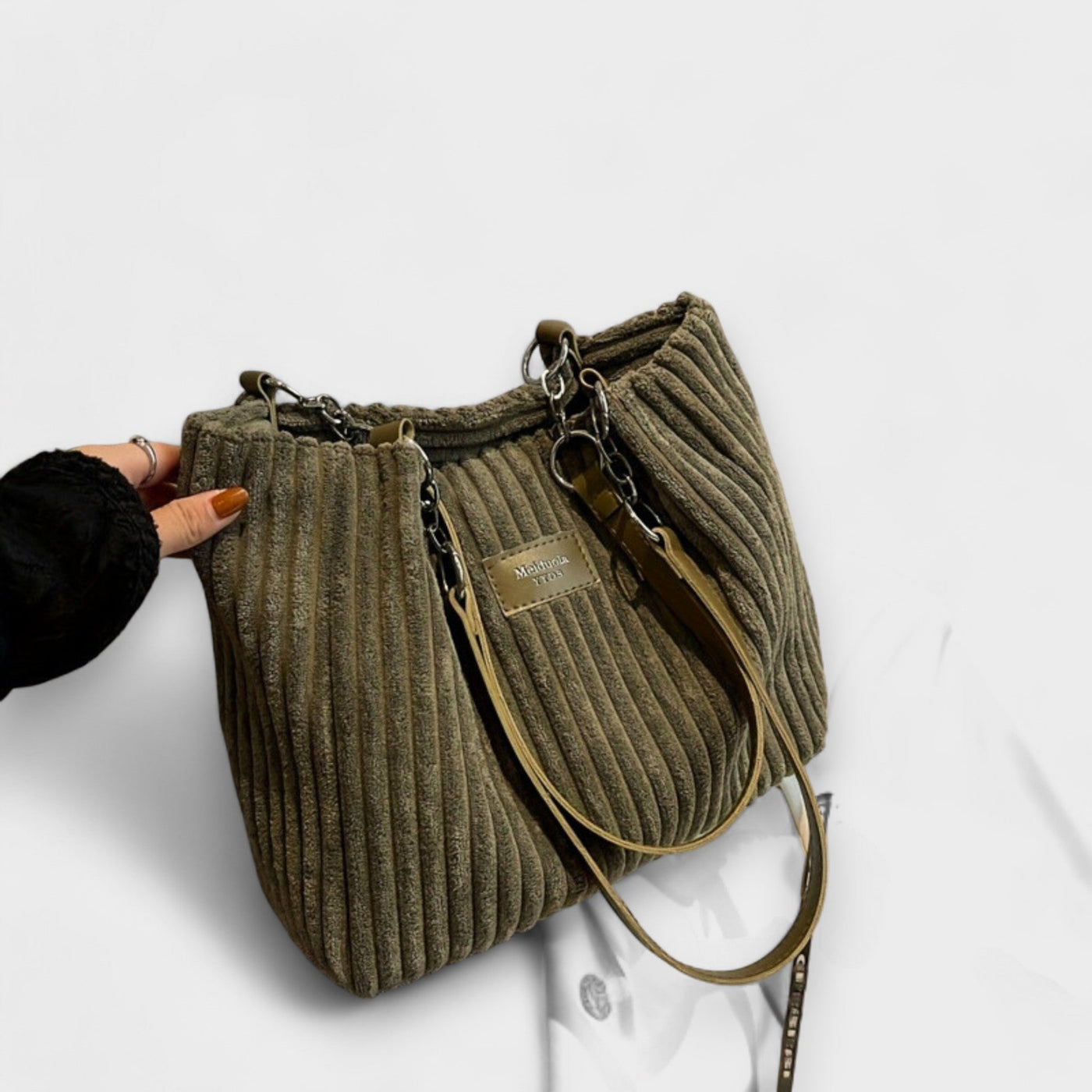 Gianna Boutique - Schultertasche aus weichem Cord
