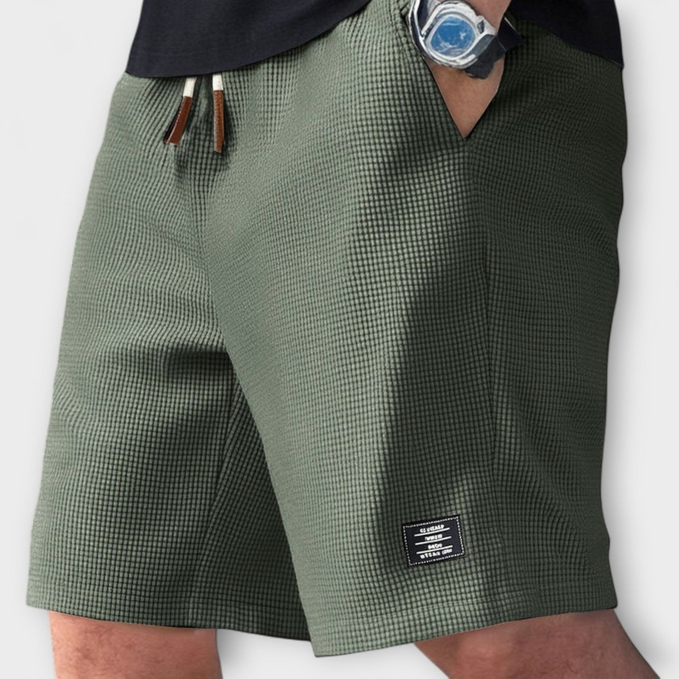 Sommer Shorts aus Rippstrick