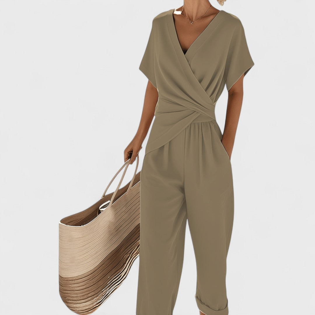 Celira - Sommeroverall mit Wickel-Look