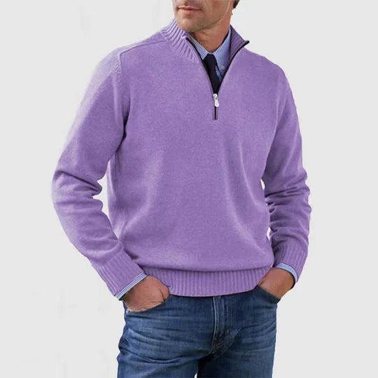 Howard™ | Raffinierter Pullover mit halbem Reißverschluss