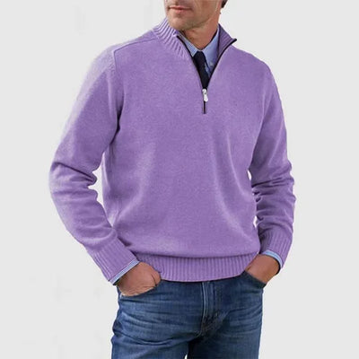 Howard™ | Raffinierter Pullover mit halbem Reißverschluss