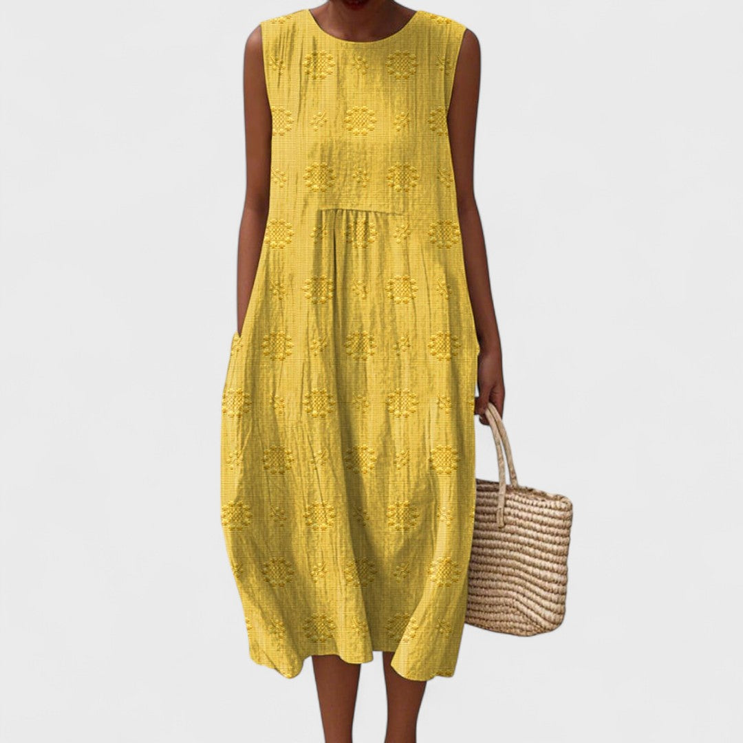 Aikaterini – Lässiges Chic-Kleid mit Taschen