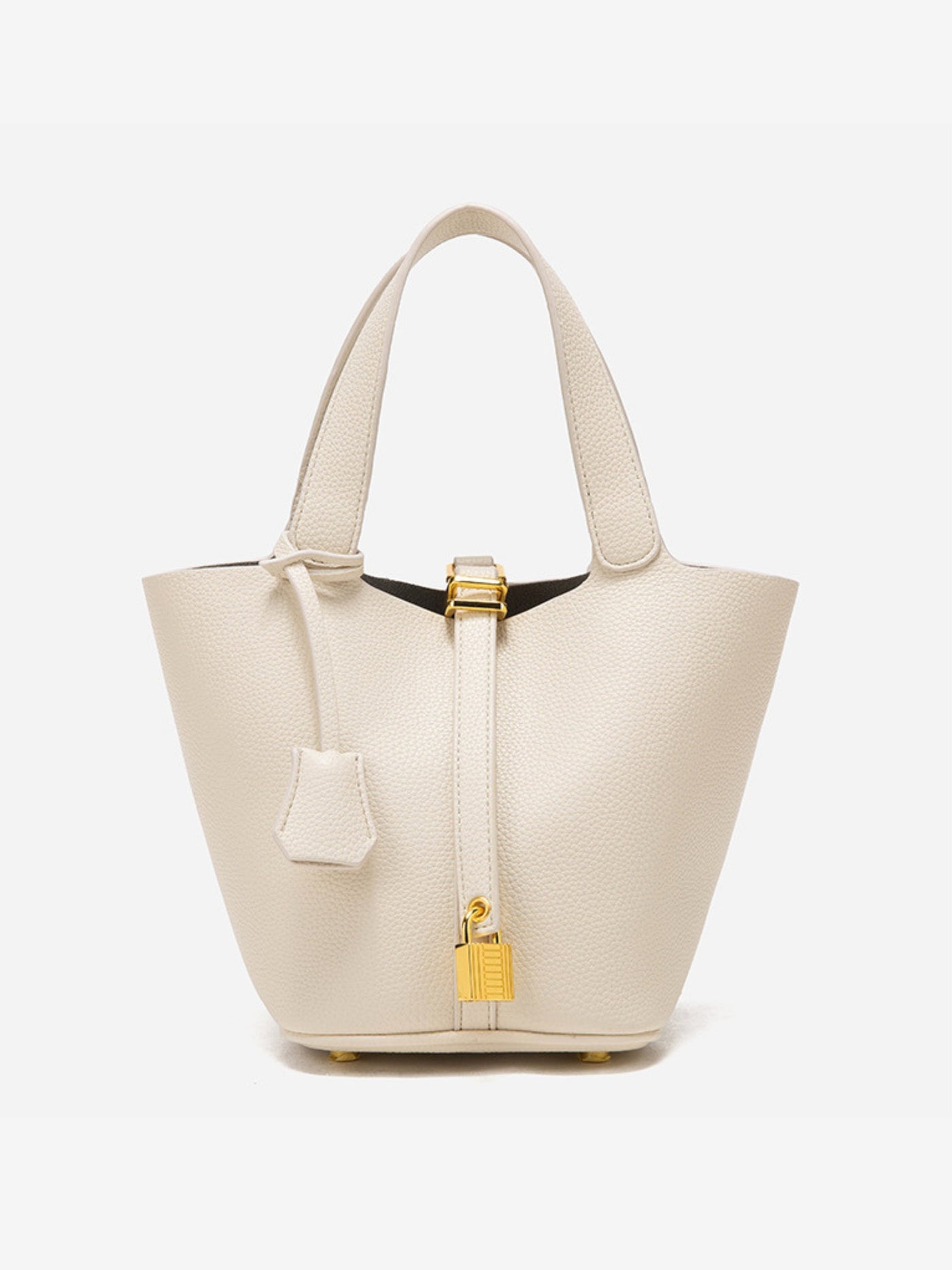 Glaiza | Elegante Gold-Lock Eimer Tasche