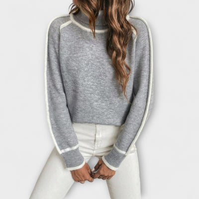 Aurora - Lässiger Pullover mit Stehkragen