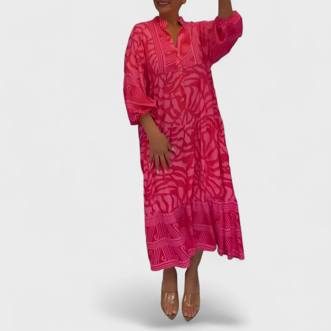 Ava – Kleid mit künstlerischem Druck