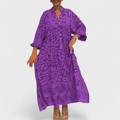 Ava – Kleid mit künstlerischem Druck
