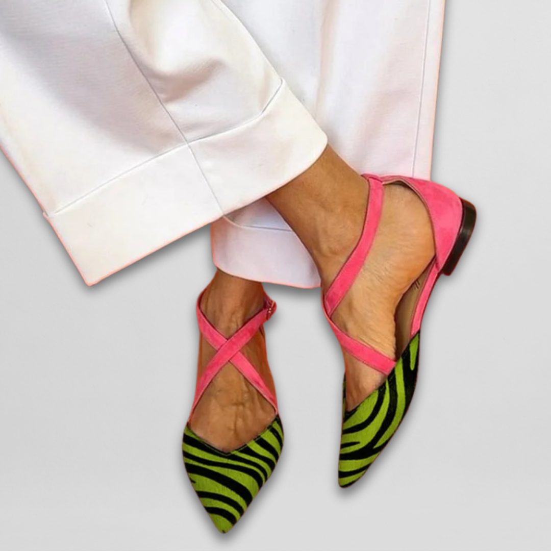 Fenna - Ballerinas mit Absatz
