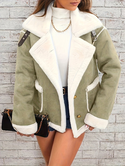 Isabella™ Winterjacke mit Kunstfellfutter