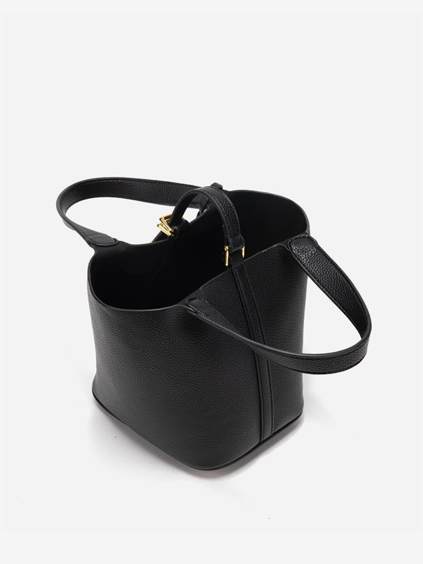Glaiza | Elegante Gold-Lock Eimer Tasche