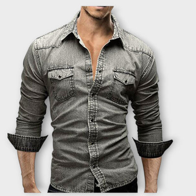 Moderne Denim-Hemd