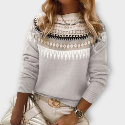 Lena - Gemütlicher und warmer Strickpullover