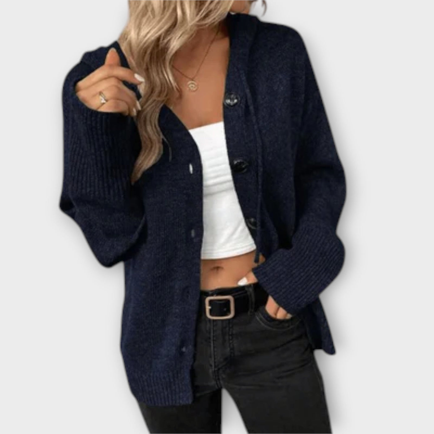 Brittan - Strickjacke mit Knöpfen
