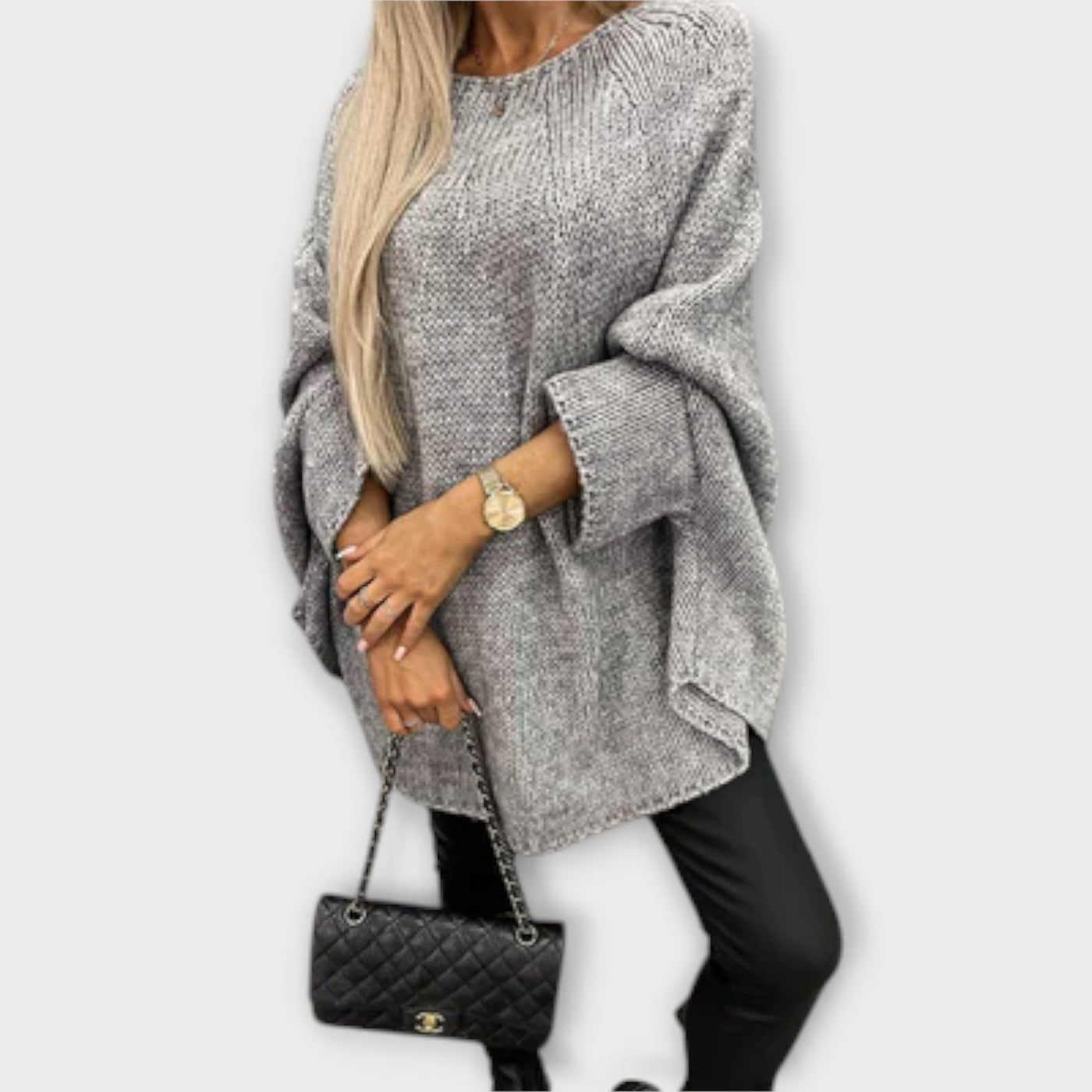 Isabelle - Eleganter Damenpullover mit Rundhalsausschnitt