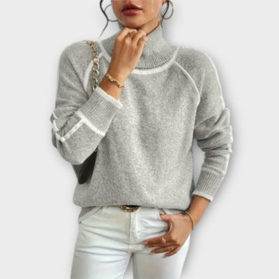 Aurora - Lässiger Pullover mit Stehkragen