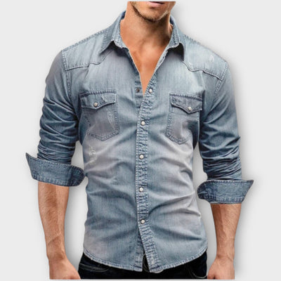 Moderne Denim-Hemd