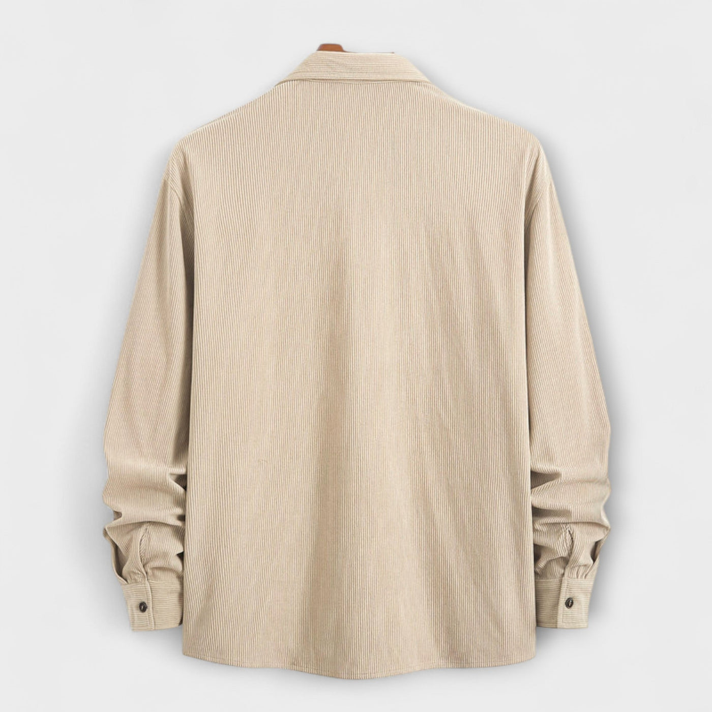 Cardigan aus Rippvelours