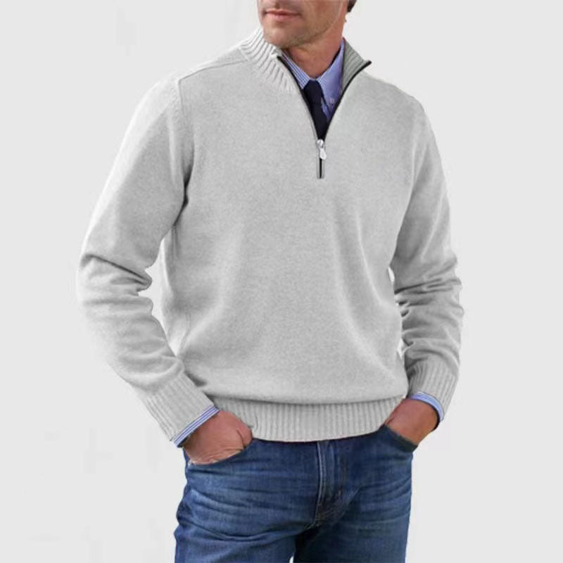 Howard™ | Raffinierter Pullover mit halbem Reißverschluss
