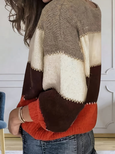 Livia - Farbblock Pullover