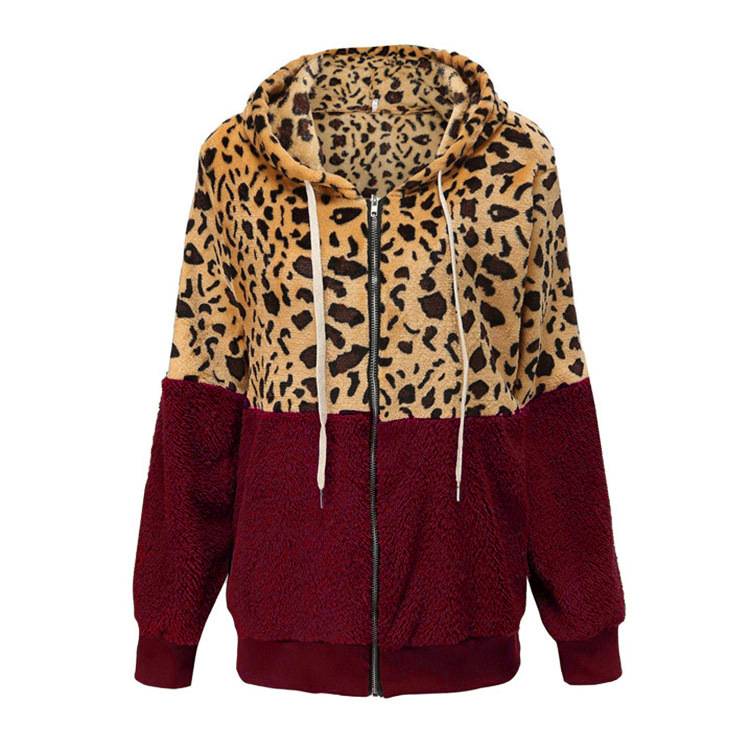 Lea - Fleece-Pullover mit Leoparden-Design