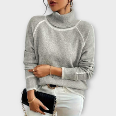 Aurora - Lässiger Pullover mit Stehkragen