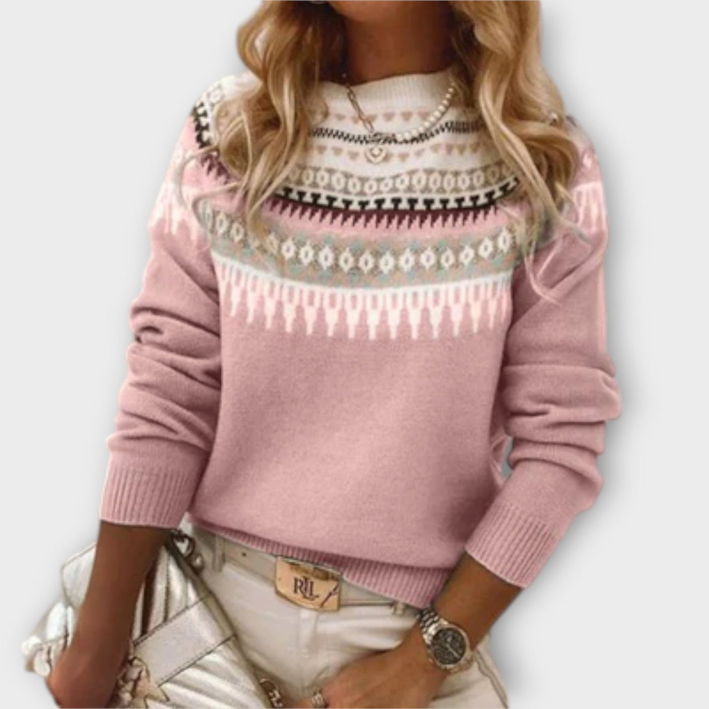Lena - Gemütlicher und warmer Strickpullover