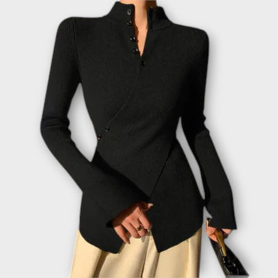 Michiko – Eleganter Baumwollpullover