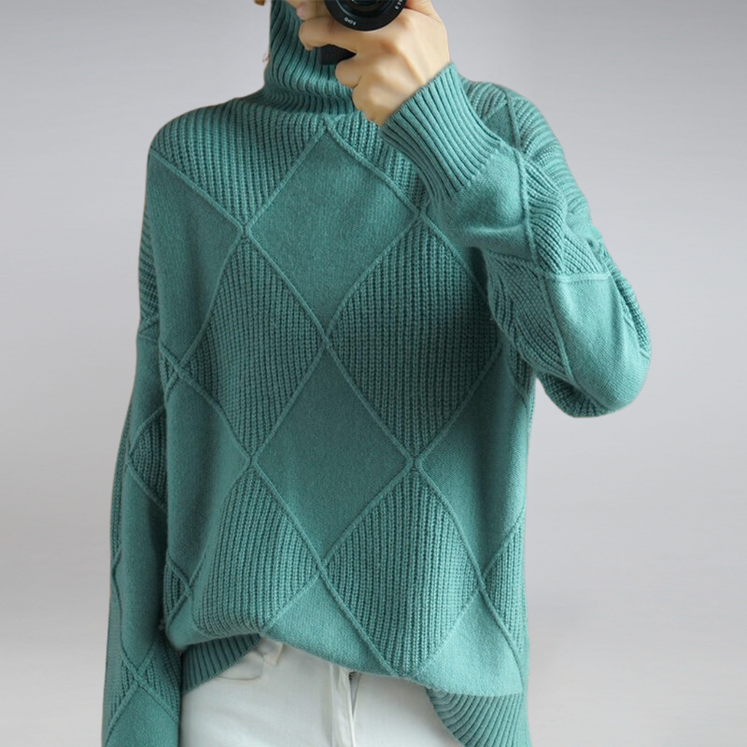 Darcy - Oversize Rollkragenpullover