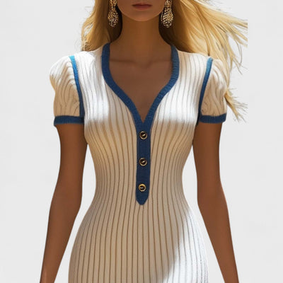 Ellena - Elegantes Midi-Kleid mit Meerjungfrau-Saum