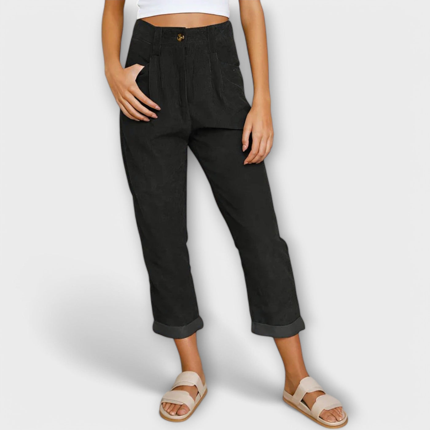 Jana - Moderne Samt-Hosen