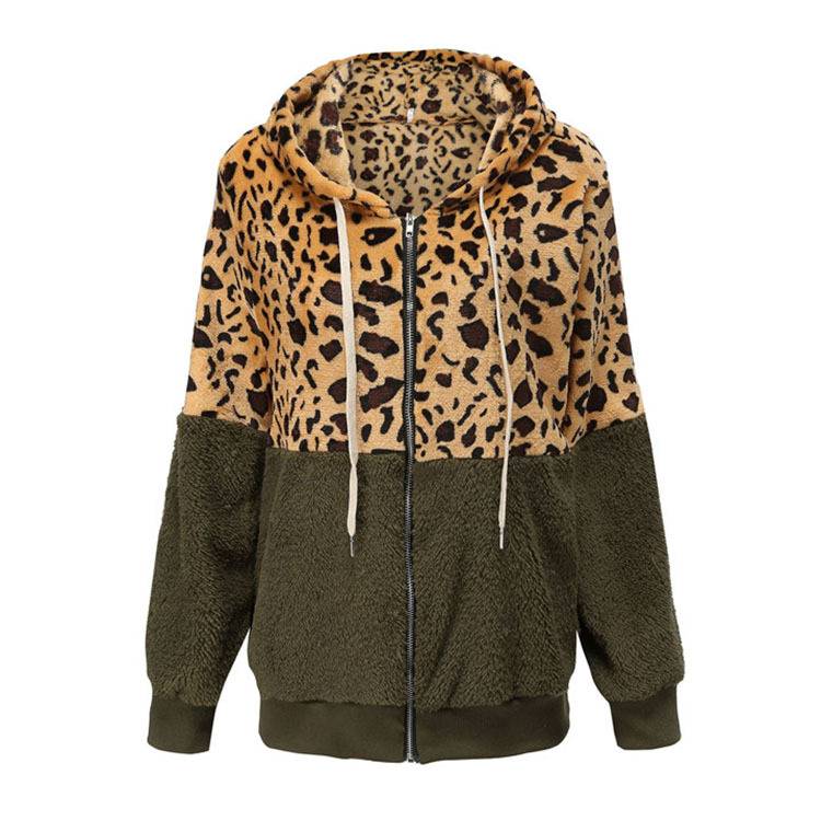 Lea - Fleece-Pullover mit Leoparden-Design
