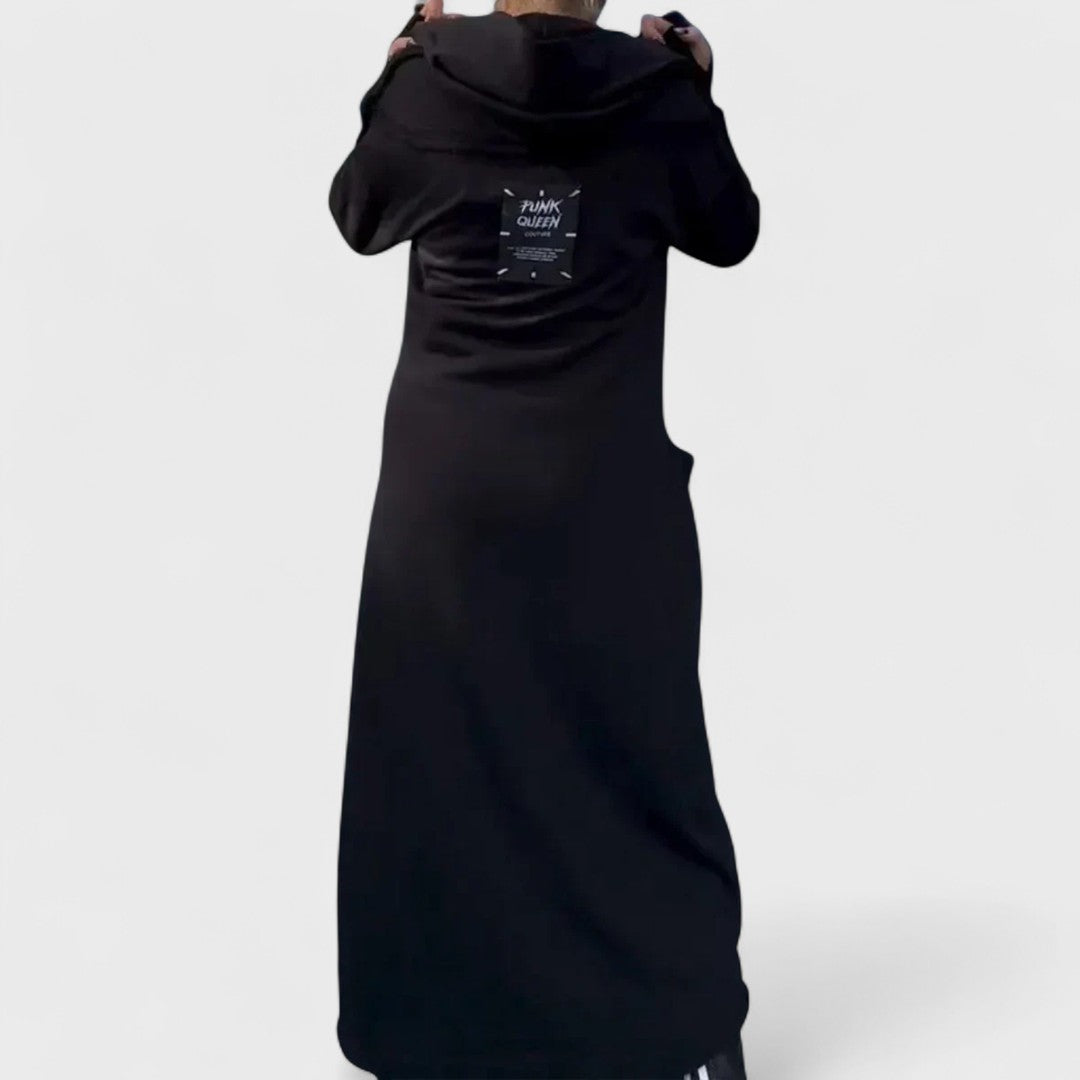 Mana - Langärmliges Kapuzenshirt mit Reißverschluss aus leichtem, atmungsaktivem Material